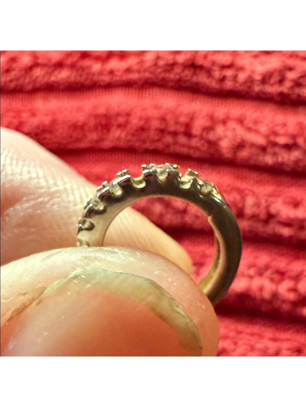 Sterling Silver Hoop Earrings - Picture 6 of 7